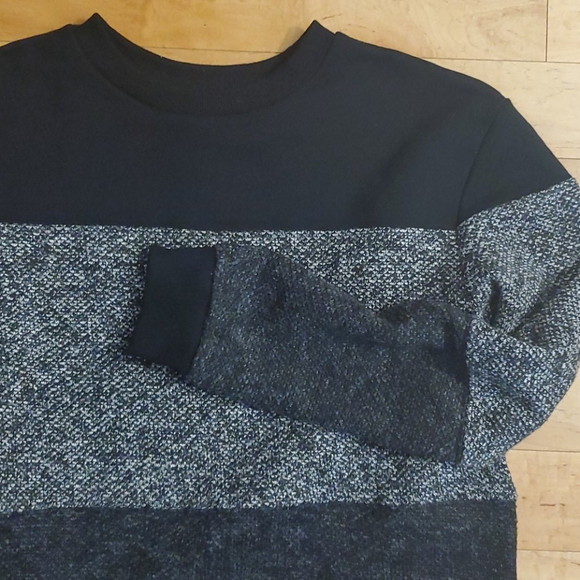 DOHC COLOR BLOCK LUXURY SWEATER / SWEATSHIRT - Picture 4 of 7